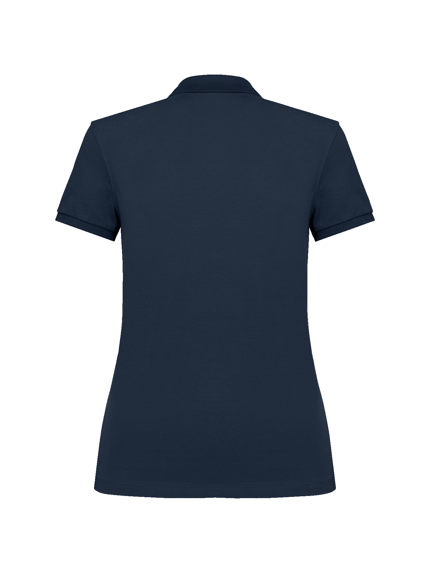 Polo-Shirt tailliert mit Logo aus Bio-Baumwolle