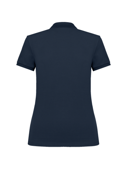 Polo-Shirt tailliert mit Logo aus Bio-Baumwolle