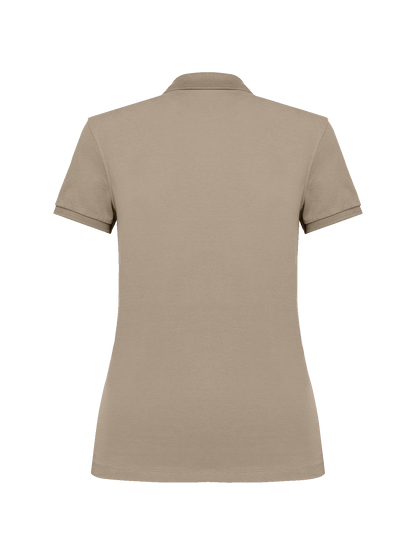 Polo-Shirt tailliert mit Logo aus Bio-Baumwolle