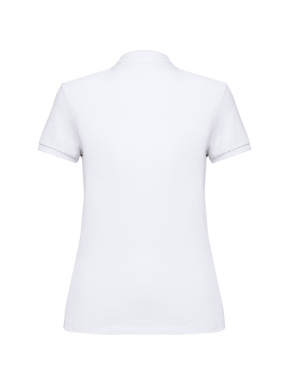 Polo-Shirt tailliert mit Logo aus Bio-Baumwolle