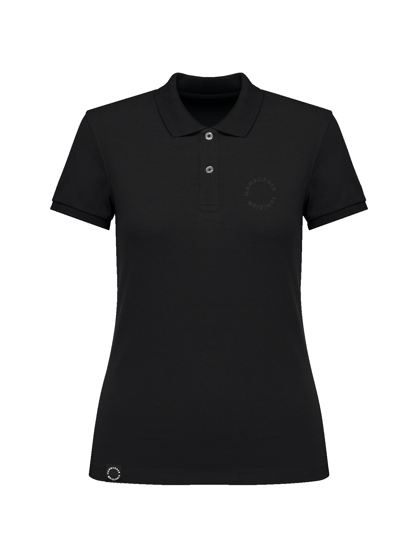 Polo-Shirt tailliert mit Logo aus Bio-Baumwolle