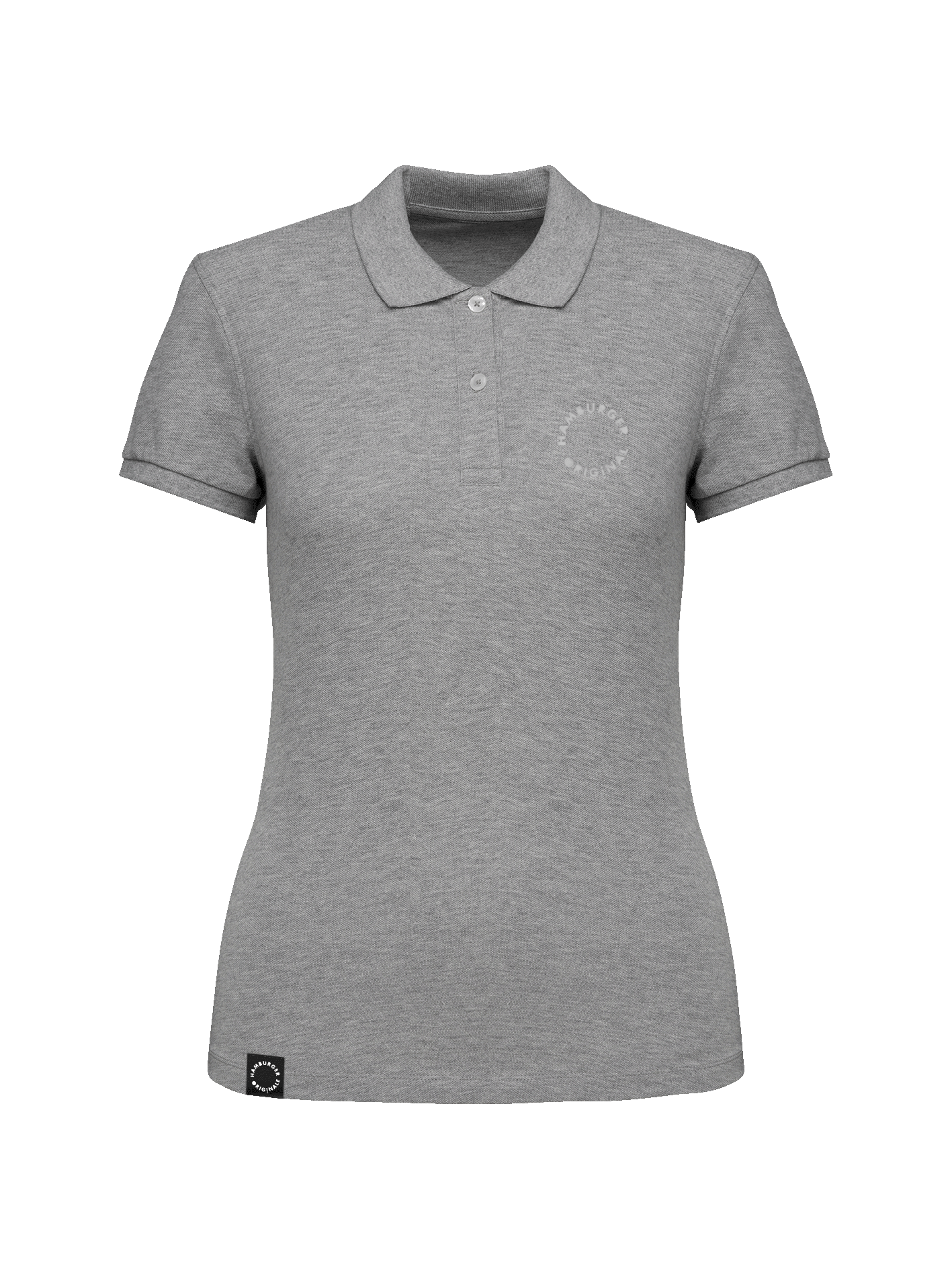 Polo-Shirt tailliert mit Logo aus Bio-Baumwolle