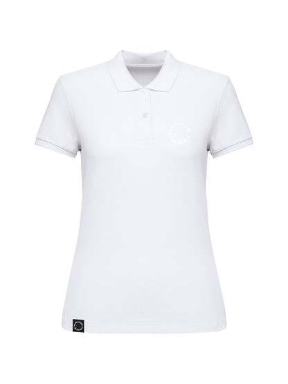 Polo-Shirt tailliert mit Logo aus Bio-Baumwolle