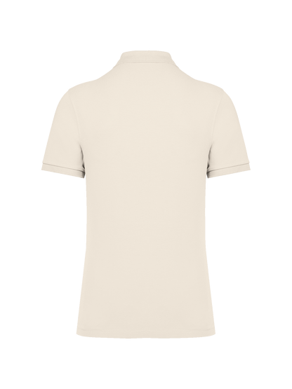 Polo-Shirt aus Bio-Baumwolle mit Ton in Ton Logo