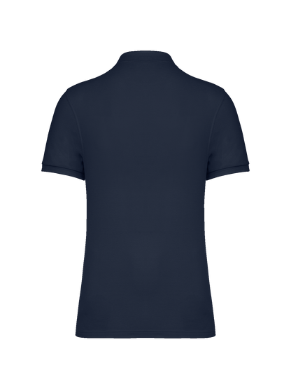 Polo-Shirt aus Bio-Baumwolle mit Ton in Ton Logo