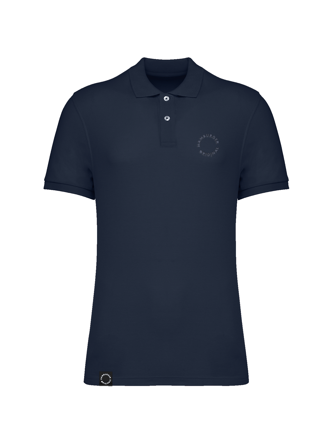 Polo-Shirt aus Bio-Baumwolle mit Ton in Ton Logo