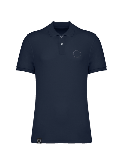 Polo-Shirt aus Bio-Baumwolle mit Ton in Ton Logo