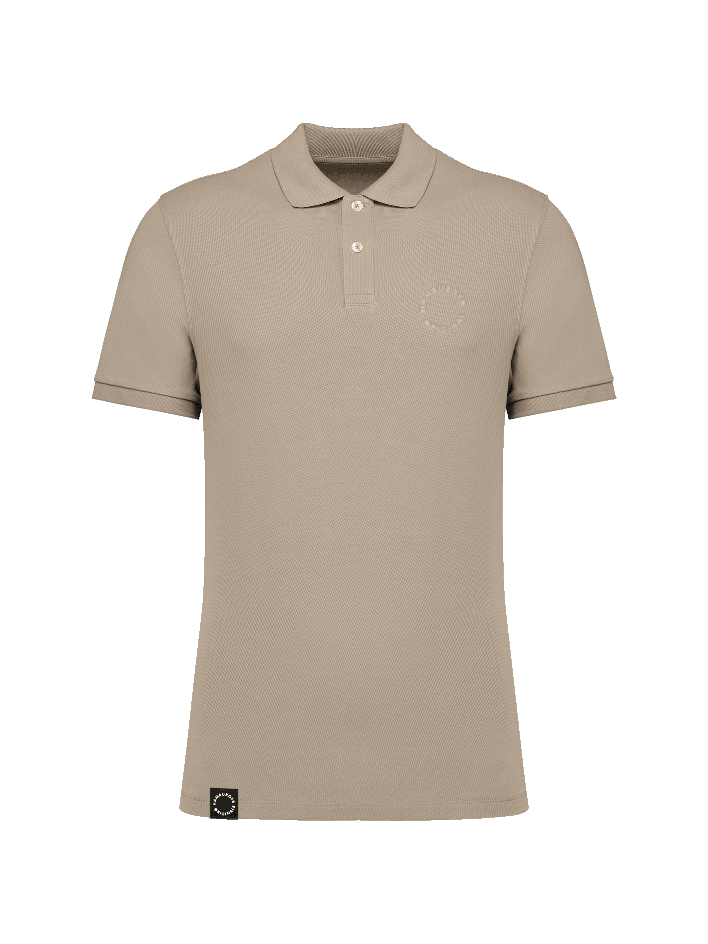 Polo-Shirt aus Bio-Baumwolle mit Ton in Ton Logo