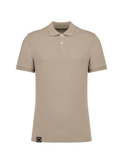 Polo-Shirt aus Bio-Baumwolle mit Ton in Ton Logo