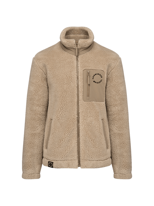 Fleece-Jacke aus recyceltem Material