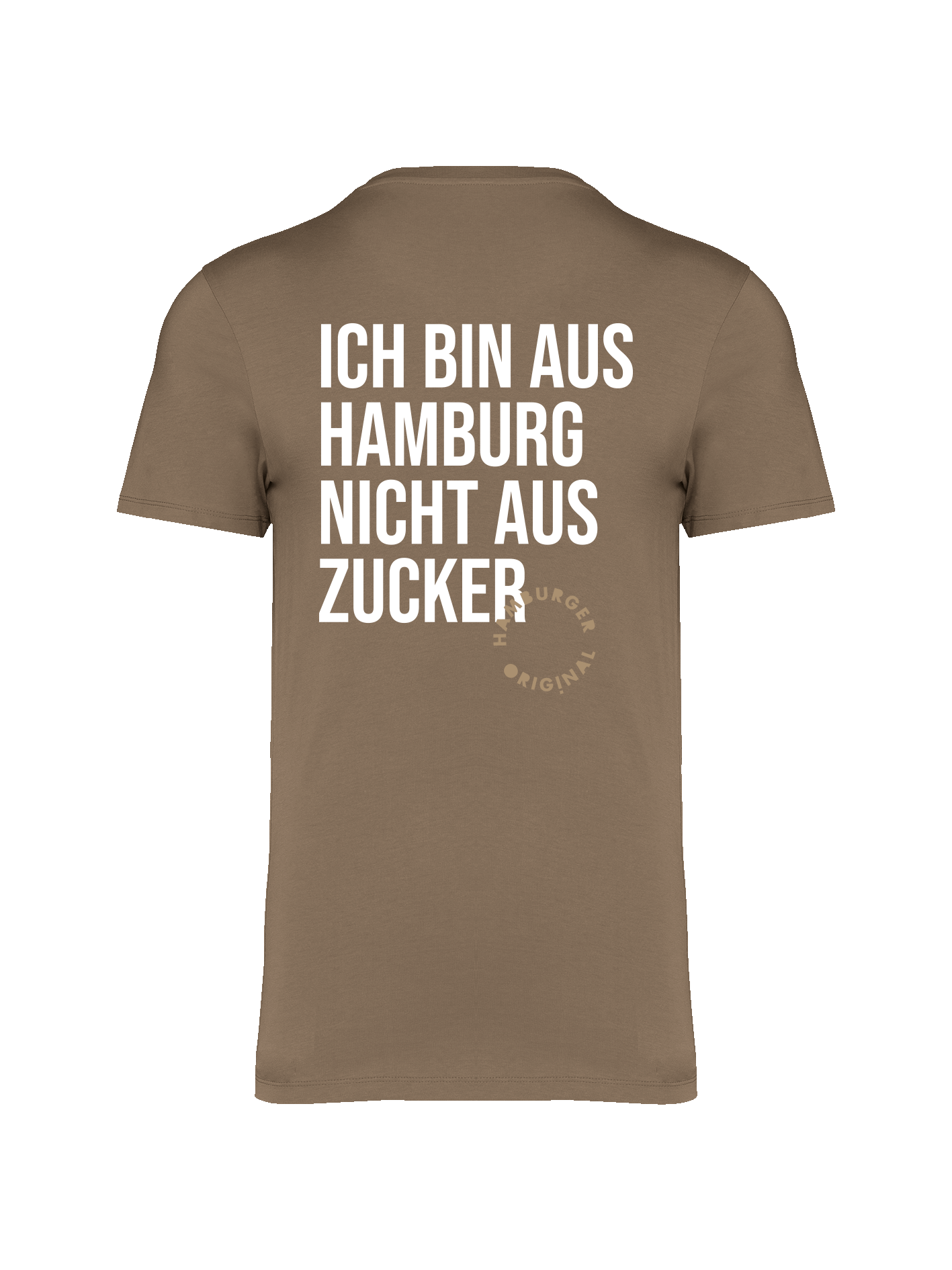 T-Shirt aus Bio-Baumwolle "Ich bin aus Hamburg - nicht aus Zucker"