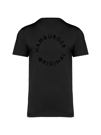 T-Shirt aus Bio-Baumwolle mit Ton in Ton Logo vorne und hinten