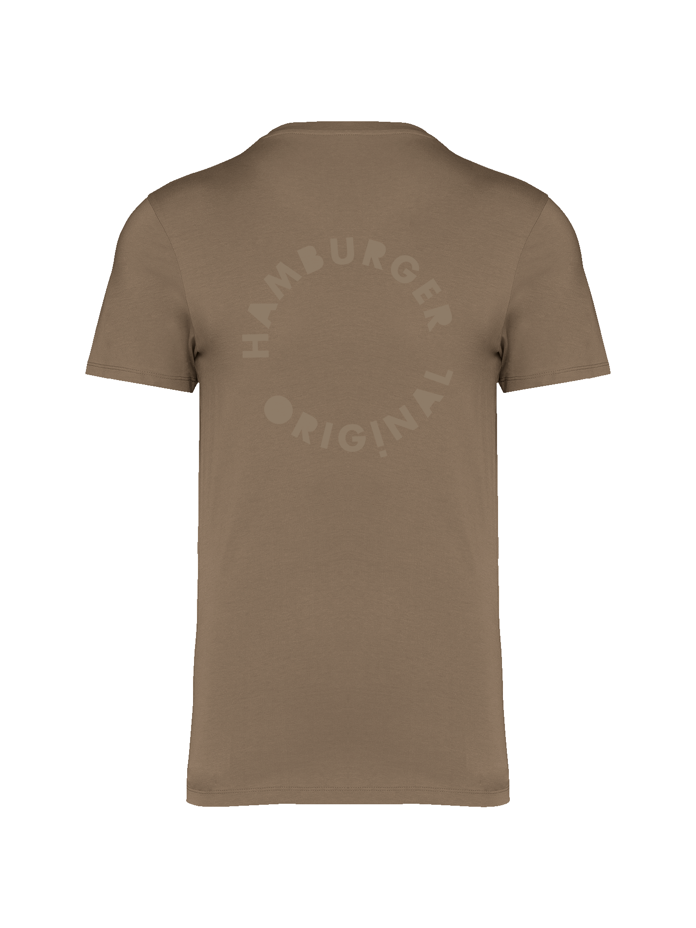 T-Shirt aus Bio-Baumwolle mit Ton in Ton Logo vorne und hinten