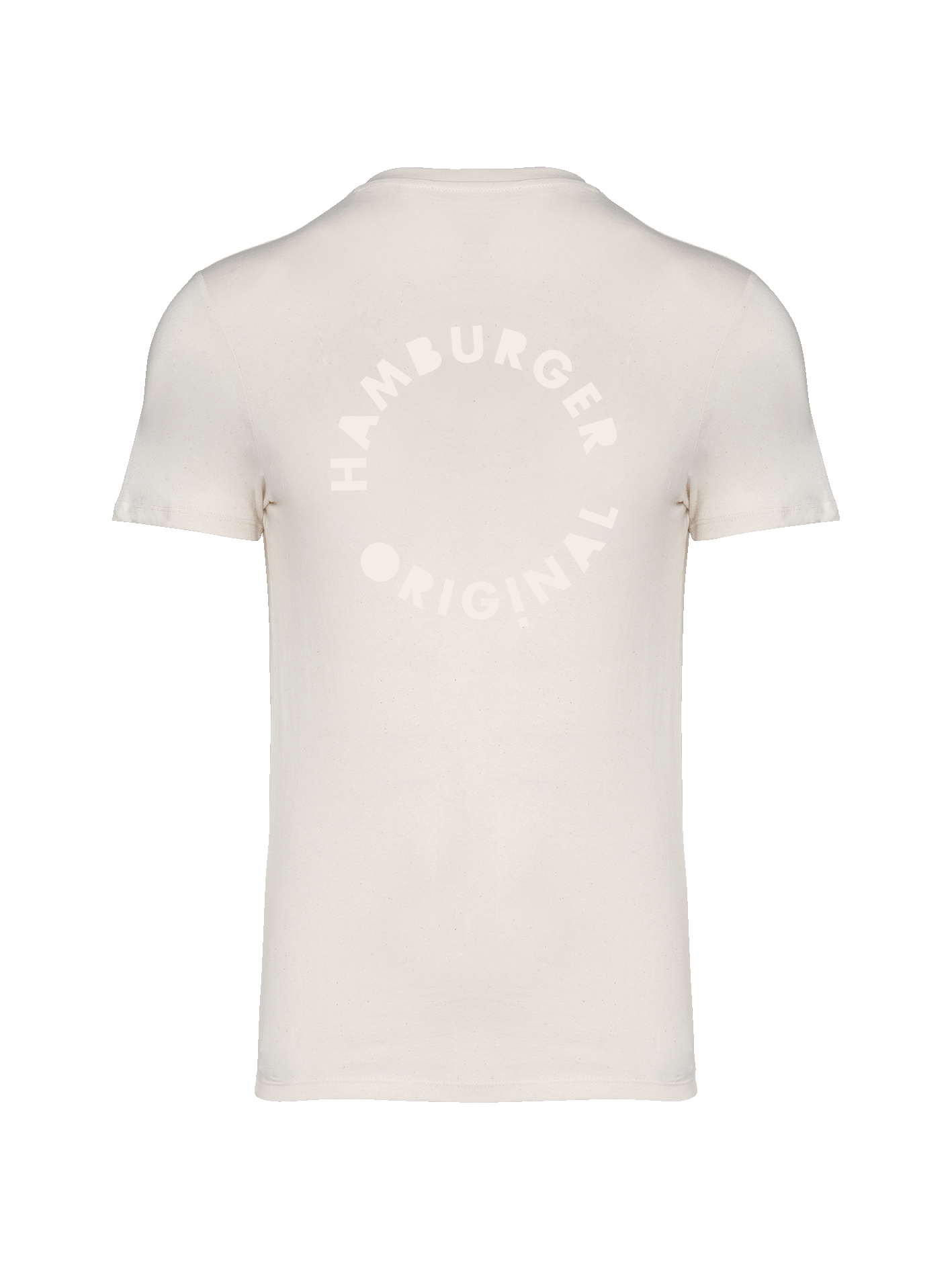 T-Shirt aus Bio-Baumwolle mit Ton in Ton Logo vorne und hinten