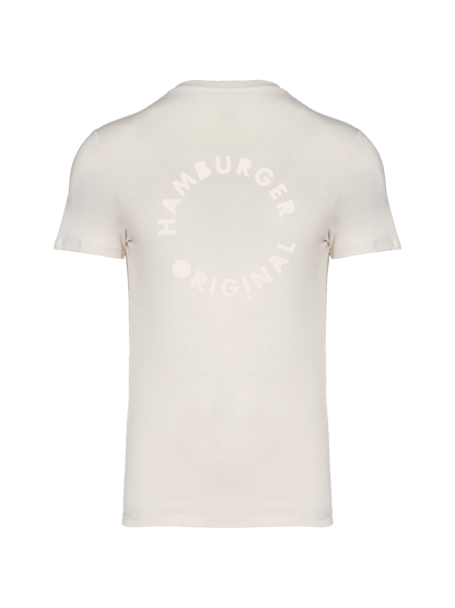 T-Shirt aus Bio-Baumwolle mit Ton in Ton Logo vorne und hinten