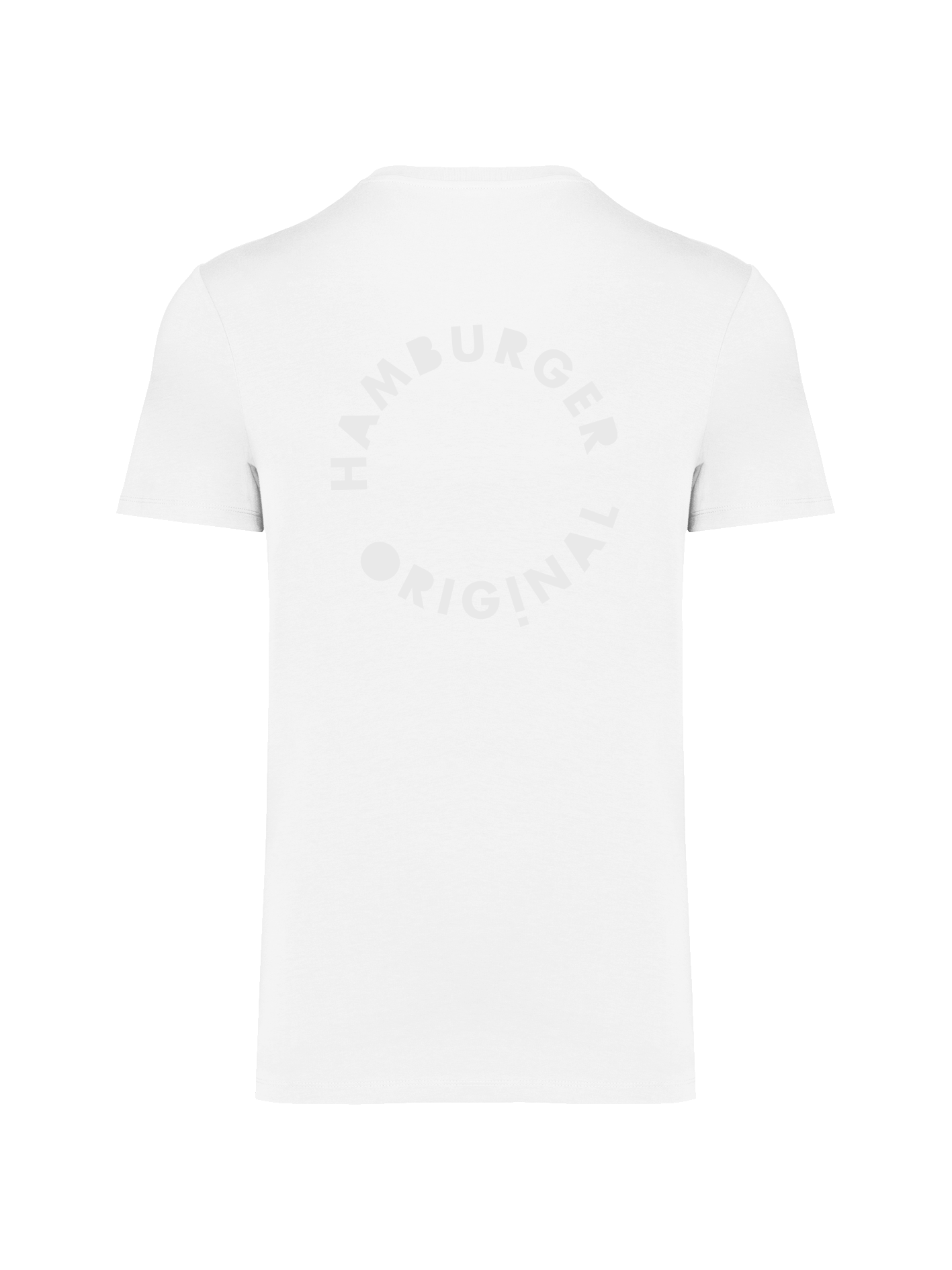 T-Shirt aus Bio-Baumwolle mit Ton in Ton Logo vorne und hinten