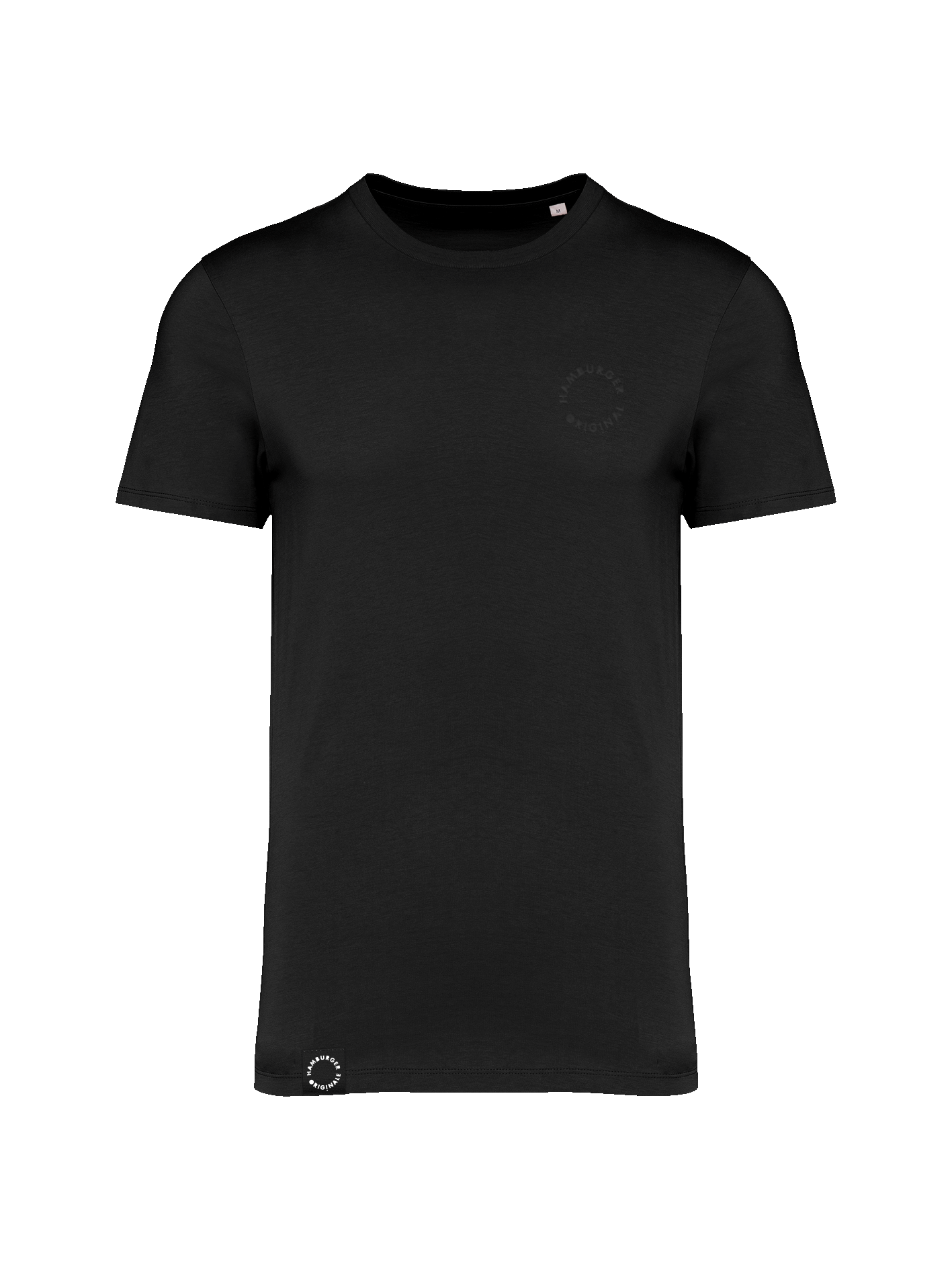 T-Shirt aus Bio-Baumwolle mit Ton in Ton Logo vorne und hinten