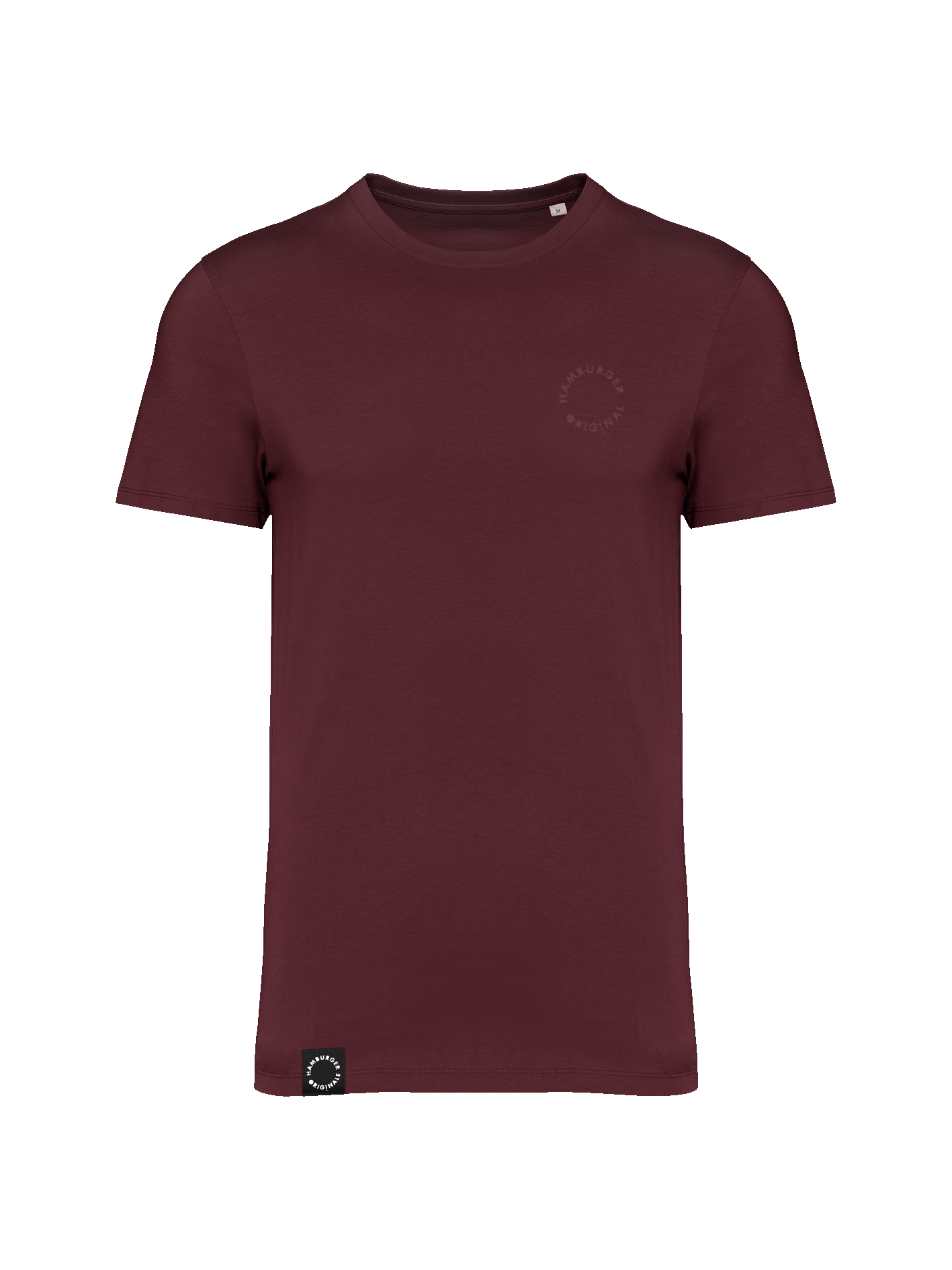 T-Shirt aus Bio-Baumwolle mit Ton in Ton Logo vorne und hinten