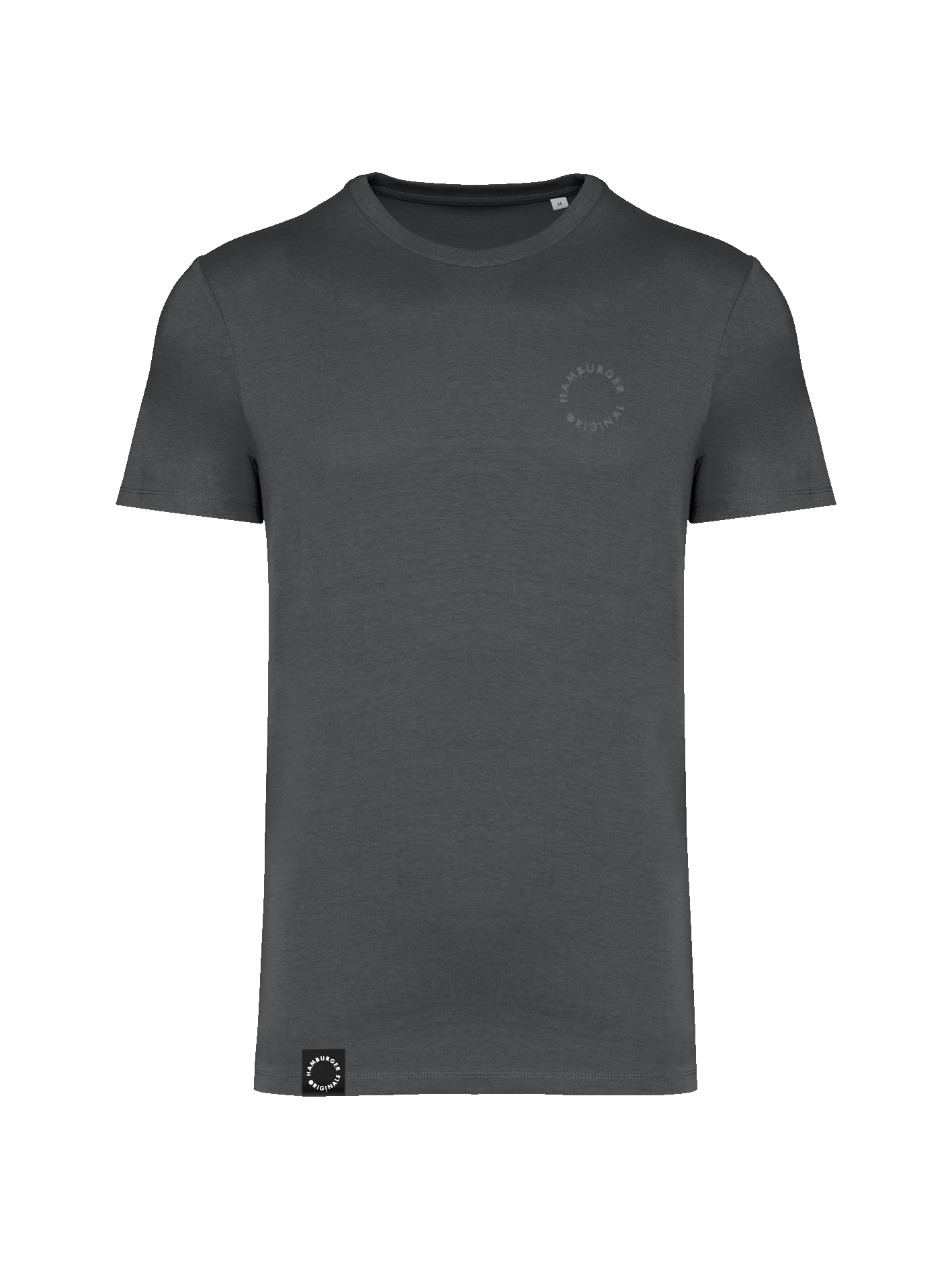 T-Shirt aus Bio-Baumwolle mit Ton in Ton Logo vorne und hinten