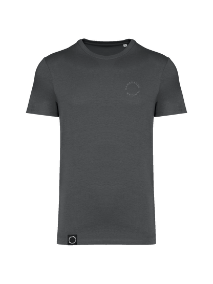 T-Shirt aus Bio-Baumwolle mit Ton in Ton Logo vorne und hinten