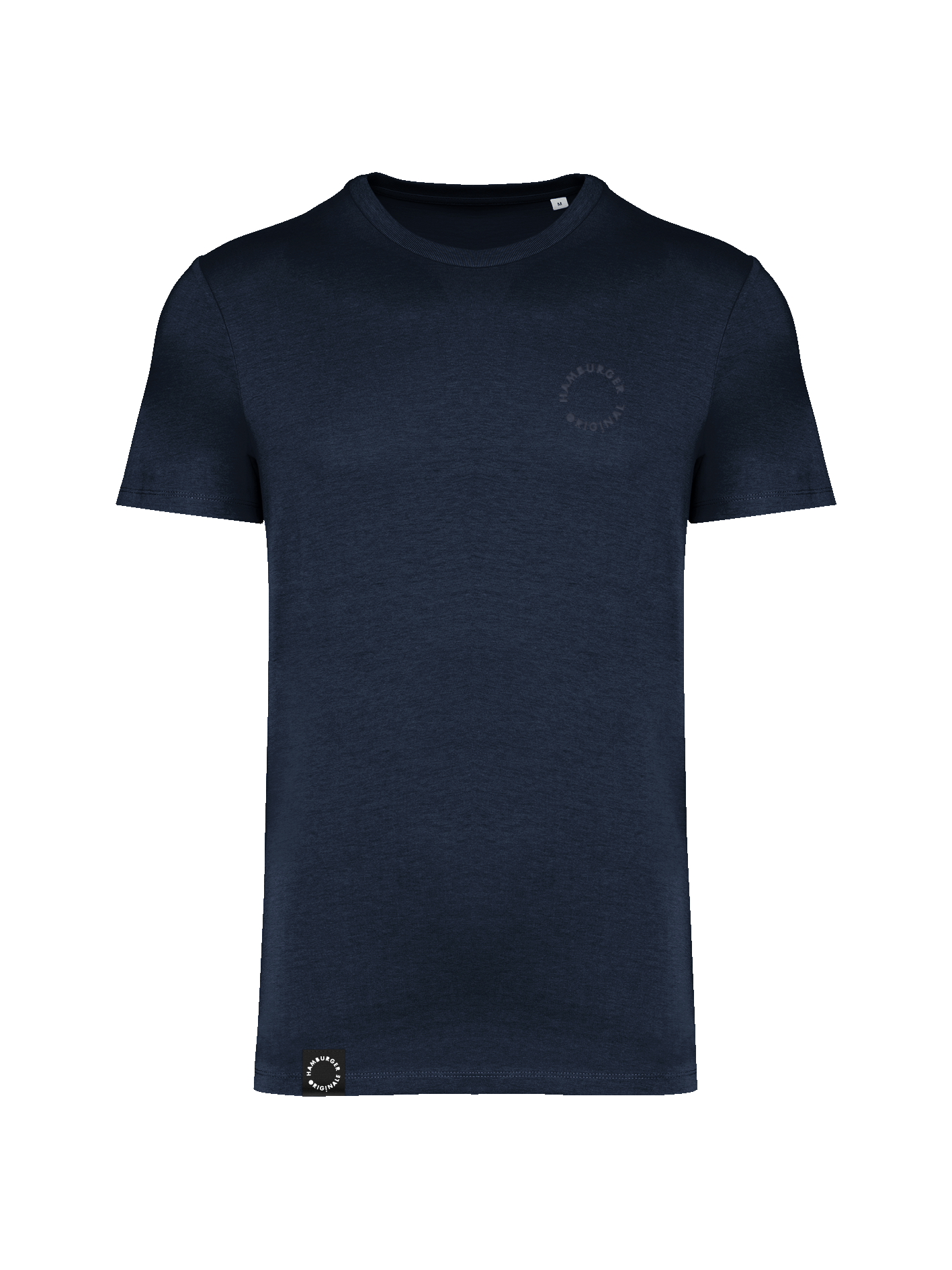 T-Shirt aus Bio-Baumwolle mit Ton in Ton Logo vorne und hinten